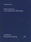 Buchcover Referenztheorien in der analytischen Philosophie