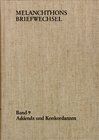 Buchcover Melanchthons Briefwechsel / Regesten. Band 9: Addenda und Konkordanzen