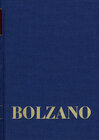 Buchcover Bernard Bolzano Gesamtausgabe / Reihe II: Nachlaß. A. Nachgelassene Schriften. Band 21,1: Erbauungsreden der Studienjahr