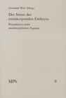 Buchcover Der Status des extrakorporalen Embryos