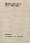 Buchcover Melanchthons Briefwechsel / Band T 8: Texte 1980-2335 (1538–1539)