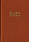 Buchcover Salomon Maimon: Gesamtausgabe / Reihe I: Deutsche Schriften. Band 1: Aufsätze 1789–1790, ›Versuch über die Transscendent