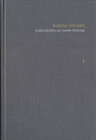 Buchcover Rudolf Steiner: Schriften. Kritische Ausgabe / Band 1: Frühe Schriften zur Goethe-Deutung