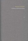 Buchcover Rudolf Steiner: Schriften. Kritische Ausgabe / Band 7: Schriften zur Erkenntnisschulung