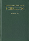Buchcover Friedrich Wilhelm Joseph Schelling: Historisch-kritische Ausgabe / Reihe I: Werke. Band 16,2: ›Ueber das Verhältniß der 