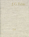 Buchcover Johann Gottlieb Fichte: Gesamtausgabe / Reihe I: Werke. Band 4: Werke 1797–1798