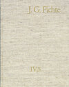 Buchcover Johann Gottlieb Fichte: Gesamtausgabe / Reihe IV: Kollegnachschriften. Band 5: Kollegnachschriften 1812