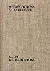 Buchcover Melanchthons Briefwechsel / Band T 2: Texte 255-520 (1523–1526)