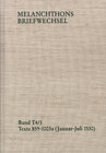 Buchcover Melanchthons Briefwechsel / Band T 4,1-2: Texte 859-1109 (1530)