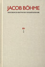 Buchcover Jacob Böhme: Historisch-kritische Gesamtausgabe / Abteilung I: Schriften. Band 5: ›Ein gründlicher Bericht von dem irdis