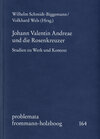 Buchcover Johann Valentin Andreae und die Rosenkreuzer