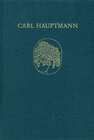 Buchcover Carl Hauptmann: Sämtliche Werke / Band XV: Briefe I