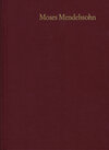 Buchcover Moses Mendelssohn: Gesammelte Schriften. Jubiläumsausgabe / Band 5,2: Rezensionsartikel in ›Allgemeine deutsche Biblioth