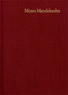 Buchcover Moses Mendelssohn: Gesammelte Schriften. Jubiläumsausgabe / Band 5,3 a-b: Kommentar zu Band 5,1