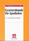 Buchcover Gesetzeskunde für Apotheker