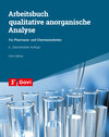 Buchcover Arbeitsbuch qualitative anorganische Analyse