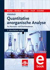 Buchcover Arbeitsbuch quantitative anorganische Analyse