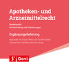 Buchcover Apotheken- und Arzneimittelrecht - Bundesrecht 92. Ergänzungslieferung