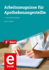 Buchcover Arbeitszeugnisse für Apothekenangestellte