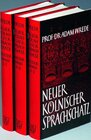 Buchcover Neuer Kölnischer Sprachschatz