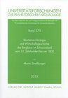 Buchcover Montanarchäologie und Wirtschaftsgeschichte des Bergbaus im Schauinsland vom 13. Jahrhundert bis um 1800