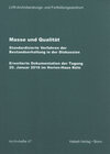 Buchcover Masse und Qualität