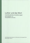 Buchcover Luther und das Wort