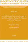 Buchcover Archäobiologische Untersuchungen zu den Gräberfeldern Wederath-Belginum und Mainz-Weisenau