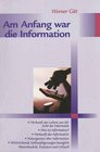 Buchcover Am Anfang war die Information