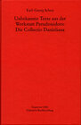 Buchcover Unbekannte Texte aus der Werkstatt Pseudoisidors: Die Collectio Danieliana