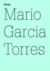 Buchcover Mario Garcia Torres
