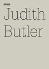 Buchcover Judith Butler