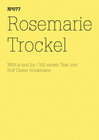 Buchcover Rosemarie Trockel