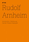 Buchcover Rudolf Arnheim