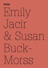 Buchcover Emily Jacir & Susan Buck-Morss