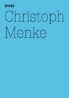 Buchcover Christoph Menke
