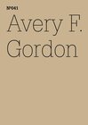 Buchcover Avery F. Gordon
