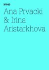 Buchcover Ana Prvacki & Irina Aristarkhova