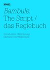 Bambule: Das Regiebuch width=