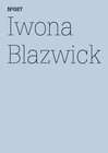 Buchcover Iwona Blazwick