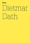 Buchcover Dietmar Dath