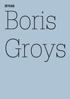 Buchcover Boris Groys