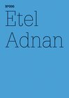 Buchcover Etel Adnan