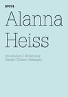 Buchcover Alanna Heiss