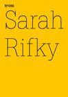 Buchcover Sarah Rifky