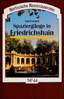 Buchcover Spaziergänge in Friedrichshain
