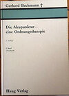 Buchcover Die Akupunktur - eine Ordnungstherapie