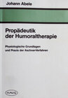 Buchcover Propädeutik der Humoraltherapie