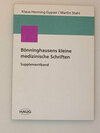 Buchcover Bönninghausens kleine medizinische Schriften
