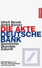 Buchcover Die Akte Deutsche Bank